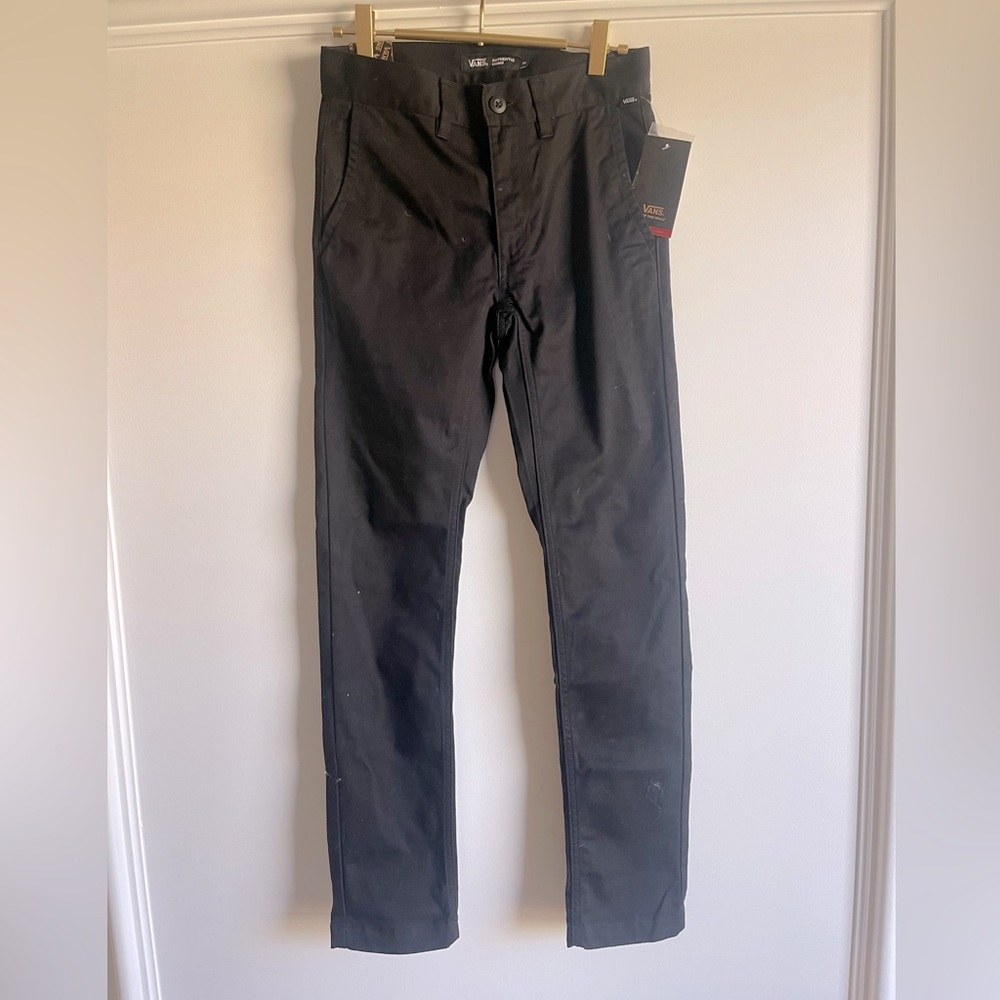 Boys VANS Black Pants size 26